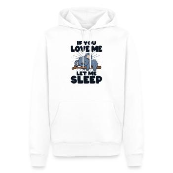 Koala bear - Men’s Premium Organic Hoodie - white - Front - Nico (187cm)