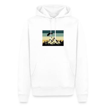 paragliding - Men’s Premium Organic Hoodie - white - Front - Nico (187cm)