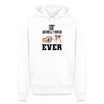 Jack Russell Terrier - Männer Premium Bio Hoodie - Weiß - Vorne - Nico (187cm)