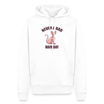 Sphynx Katze - Männer Premium Bio Hoodie - Weiß - Vorne - Nico (187cm)
