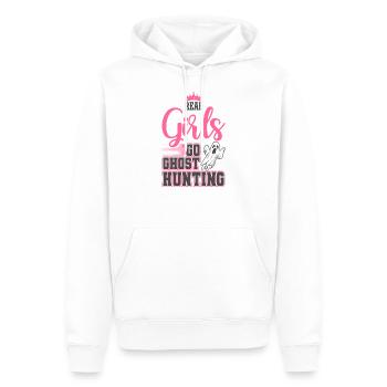 Ghost hunting - Men’s Premium Organic Hoodie - white - Front - Nico (187cm)
