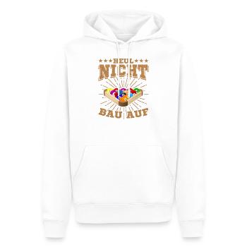 Billard - Männer Premium Bio Hoodie - Weiß - Vorne - Nico (187cm)