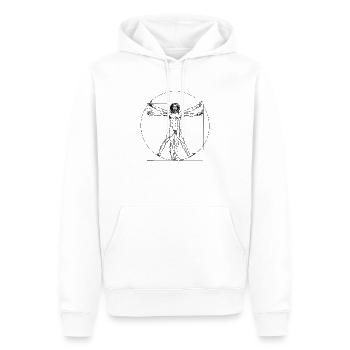 Friseur - Männer Premium Bio Hoodie - Weiß - Vorne - Nico (187cm)