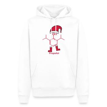 Propofolweihnachtsmann - Männer Premium Bio Hoodie - Weiß - Vorne - Nico (187cm)