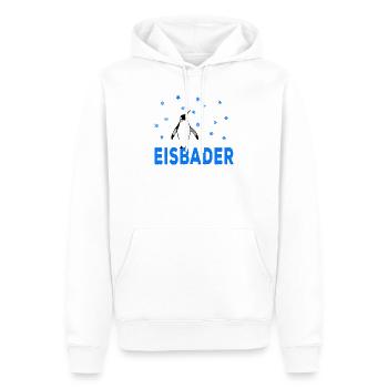 Eisbader Eis schwimmer Kältebad Eisbaden Winterbad - Männer Premium Bio Hoodie - Weiß - Vorne - Nico (187cm)