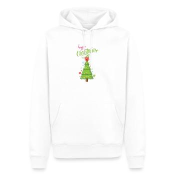 Hygge Christmas - Männer Premium Bio Hoodie - Weiß - Vorne - Nico (187cm)