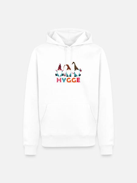 Hygge Christmas - Männer Premium Bio Hoodie - Weiß