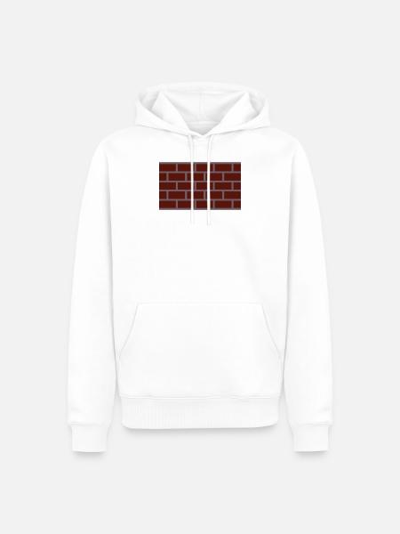 Wall Wall Mason - Men’s Premium Organic Hoodie - white