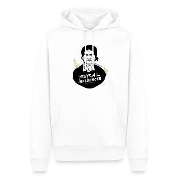 LÄNDLICHER EINFLUSS | 100% galizisch - Männer Premium Bio Hoodie - Weiß - Vorne - Nico (187cm)
