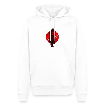 Samurai Tshirt Nippon Shirt für Japan - Männer Premium Bio Hoodie - Weiß - Vorne - Nico (187cm)