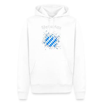 Bavarian Bayern - Männer Premium Bio Hoodie - Weiß - Vorne - Nico (187cm)