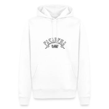Pasadena Los Angeles Californie - Sweat à capuche Premium bio Homme - blanc - Devant - Nico (187cm)