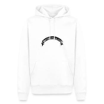 Bannière du club de moto - Sweat à capuche Premium bio Homme - blanc - Devant - Nico (187cm)