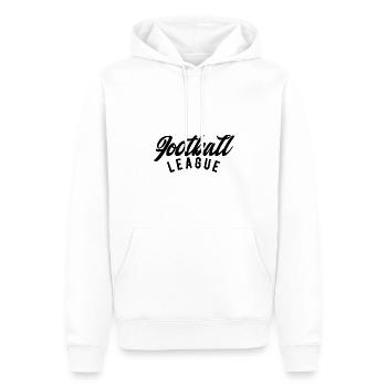 Football League - Männer Premium Bio Hoodie - Weiß - Vorne - Nico (187cm)