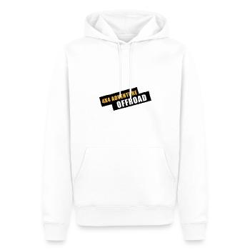 4x4 Aventure Offroad - Sweat à capuche Premium bio Homme - blanc - Devant - Nico (187cm)