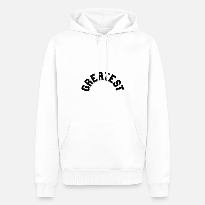 Maximum - Sweat à capuche Premium bio Homme - blanc