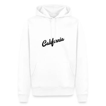 California - Männer Premium Bio Hoodie - Weiß - Vorne - Nico (187cm)