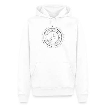 Löwe Tierkreis - Männer Premium Bio Hoodie - Weiß - Vorne - Nico (187cm)