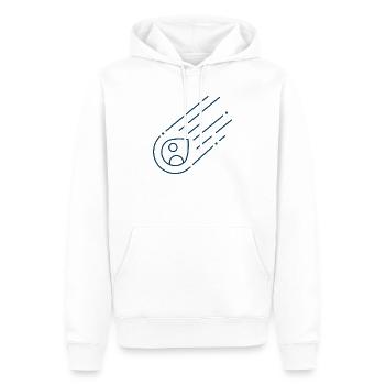 MAc Astroid01 - Männer Premium Bio Hoodie - Weiß - Vorne - Nico (187cm)