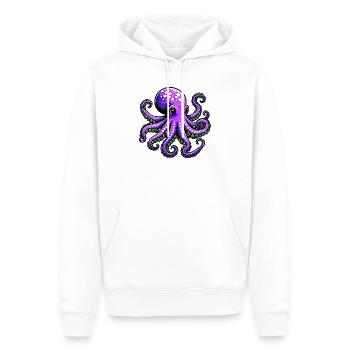 Krake - Männer Premium Bio Hoodie - Weiß - Vorne - Nico (187cm)