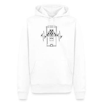 Kapselverkaufsautomat Puls - Männer Premium Bio Hoodie - Weiß - Vorne - Nico (187cm)