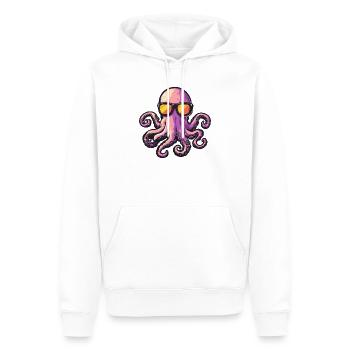Vacances de bandes dessinées Octopus - Sweat à capuche Premium bio Homme - blanc - Devant - Nico (187cm)