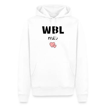 Head of Residential Care, Heart Care - Men’s Premium Organic Hoodie - white - Front - Nico (187cm)