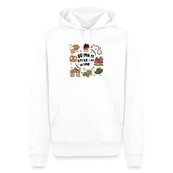 Germany Souvenir - Männer Premium Bio Hoodie - Weiß - Vorne - Nico (187cm)
