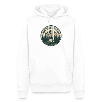 Bündner - Männer Premium Bio Hoodie - Weiß - Vorne - Nico (187cm)