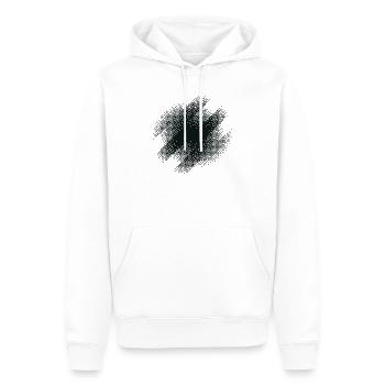 Burst Circle - Männer Premium Bio Hoodie - Weiß - Vorne - Nico (187cm)