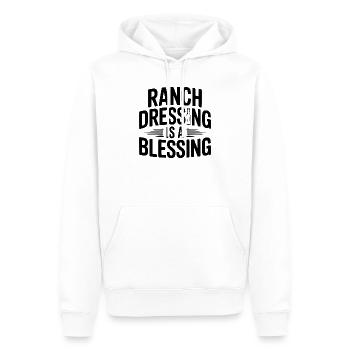 Ranch-Dressing ist ein Segen - Männer Premium Bio Hoodie - Weiß - Vorne - Nico (187cm)