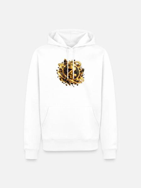 Zcash Privacy Revolution - Männer Premium Bio Hoodie - Weiß