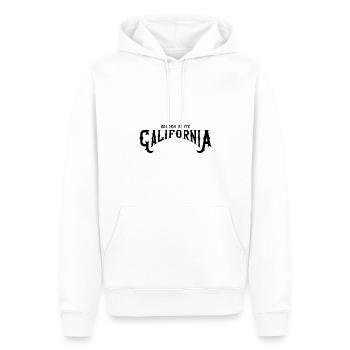Golden State California - Männer Premium Bio Hoodie - Weiß - Vorne - Nico (187cm)
