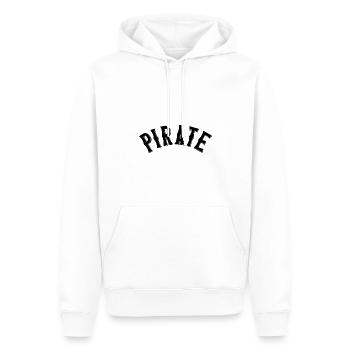 Pirate - Männer Premium Bio Hoodie - Weiß - Vorne - Nico (187cm)