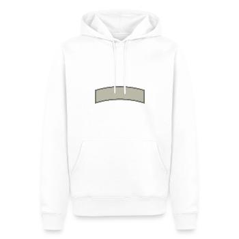 Banner - Männer Premium Bio Hoodie - Weiß - Vorne - Nico (187cm)