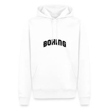 Boxing - Männer Premium Bio Hoodie - Weiß - Vorne - Nico (187cm)