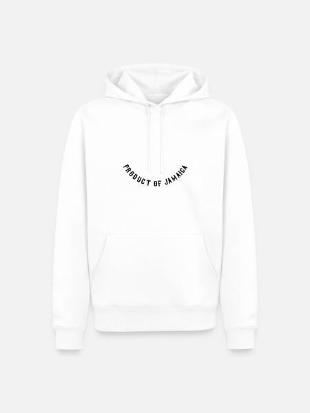 Product of Jamaica - Men’s Premium Organic Hoodie - white