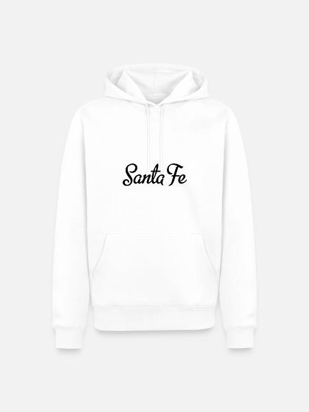 Santa Fe - Sweat à capuche Premium bio Homme - blanc