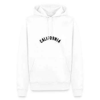 California - Männer Premium Bio Hoodie - Weiß - Vorne - Nico (187cm)