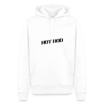Hot Rod - Sweat à capuche Premium bio Homme - blanc - Devant - Nico (187cm)