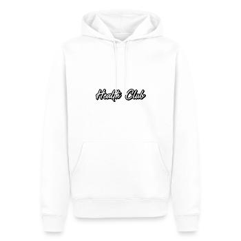 Health Club - Männer Premium Bio Hoodie - Weiß - Vorne - Nico (187cm)