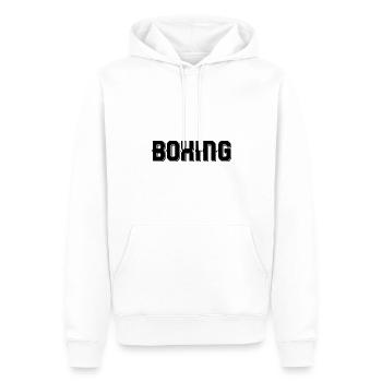 Boxing - Männer Premium Bio Hoodie - Weiß - Vorne - Nico (187cm)