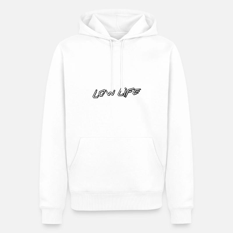Faible durée de vie - Sweat à capuche Premium bio Homme - blanc