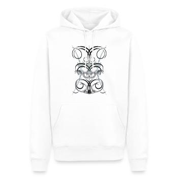 Résumé n° 66 - Sweat à capuche Premium bio Homme - blanc - Devant - Nico (187cm)