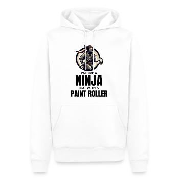 Hausmaler Ninja Malerei Innenarchitekt - Männer Premium Bio Hoodie - Weiß - Vorne - Nico (187cm)