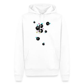 Dust, illustration, comic - Men’s Premium Organic Hoodie - white - Front - Nico (187cm)