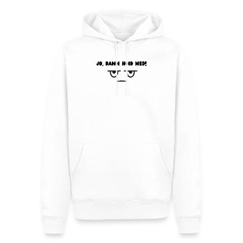 Puis il a lancé Ned - Sweat à capuche Premium bio Homme - blanc - Devant - Nico (187cm)