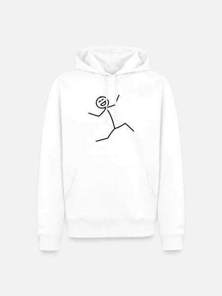 Happy Jumper - Men’s Premium Organic Hoodie - white
