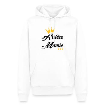 Grandma Oma Großmütter Mamy Mamie Grand-Mère - Men’s Premium Organic Hoodie - white - Front - Nico (187cm)
