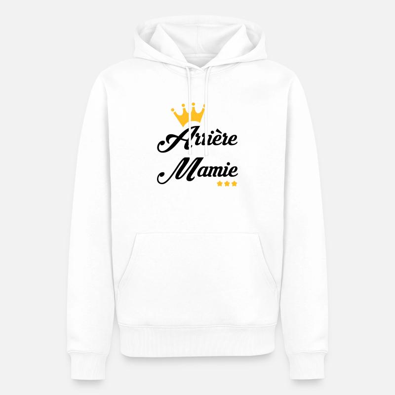 Großmütter / Oma / Mami / Großmutter / Mamy - Männer Premium Bio Hoodie - Weiß